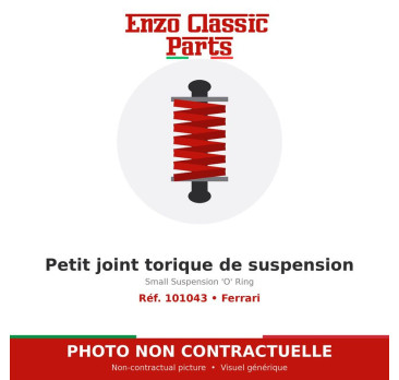 Ferrari - Petit joint torique de suspension - Réf. 101043