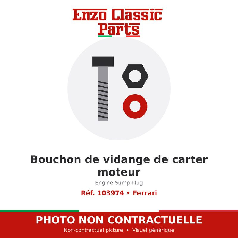 Ferrari - Engine Sump Plug - Ref. 103974