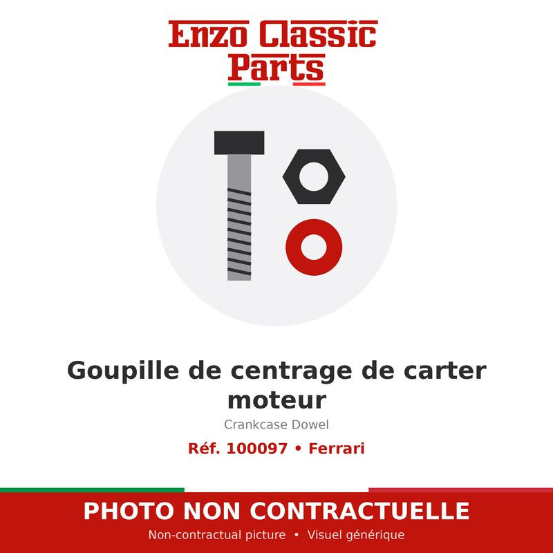 Ferrari - Crankcase Dowel - Ref. 100097