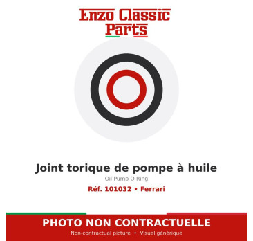Ferrari - Joint torique de pompe à huile - Réf. 101032