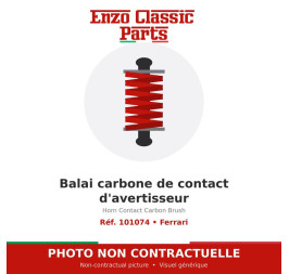 Ferrari - Balai carbone de contact d'avertisseur - Réf. 101074