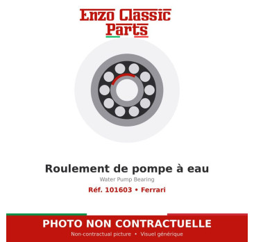 Ferrari - Roulement de pompe à eau - Réf. 101603