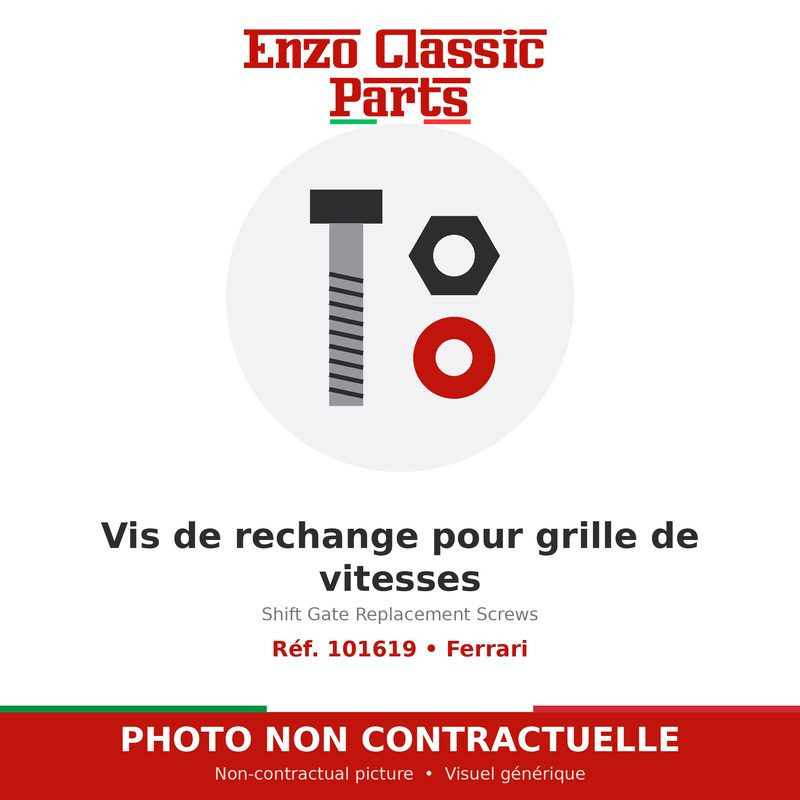 Ferrari - Vis de rechange pour grille de vitesses - Réf. 101619