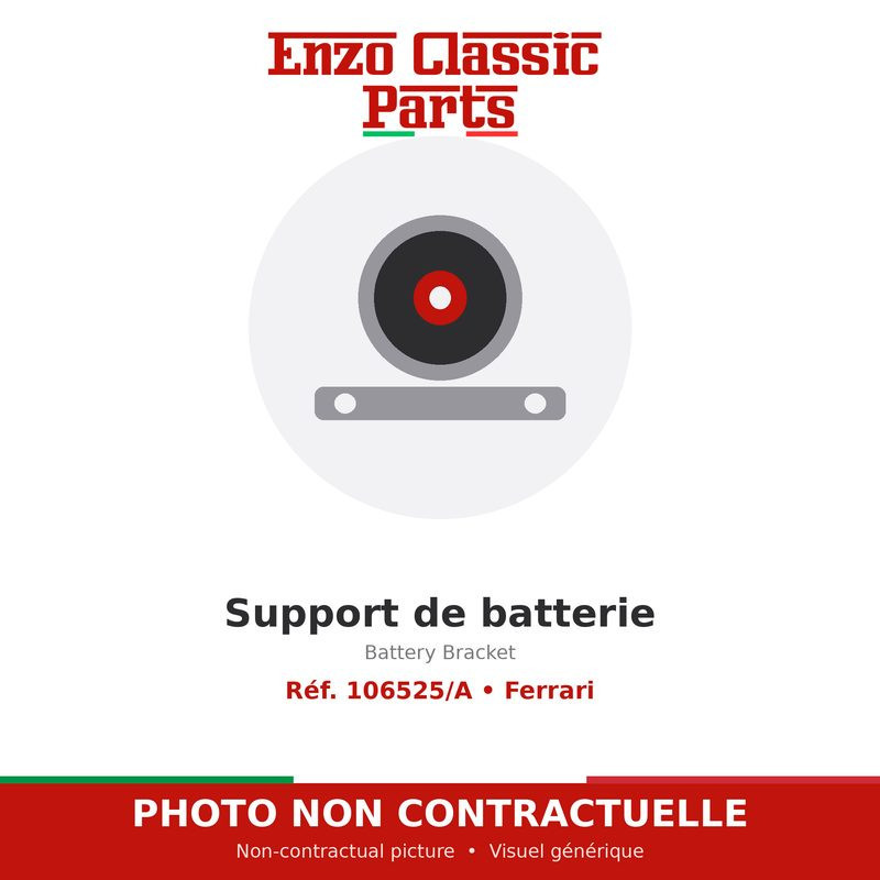 Ferrari - Support de batterie - Réf. 106525/A