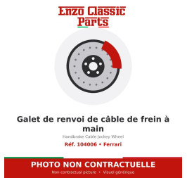 Ferrari - Handbrake Cable Jockey Wheel - Ref. 104006