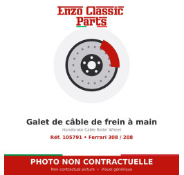 Ferrari 308 / 208 - Galet de câble de frein à main - Réf. 105791