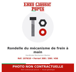 Ferrari 308 / 208 / 456 - Rondelle du mécanisme de frein à main - Réf. 107618