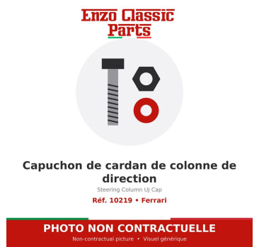Ferrari - Steering Column UJ Cap - Ref. 10219