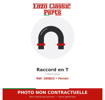 Ferrari - T Piece Union - Ref. 105823