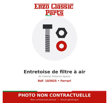 Ferrari - Entretoise de filtre à air - Réf. 103925