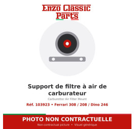Ferrari 308 / 208 / Dino 246 - Support de filtre à air de carburateur - Réf. 103923