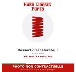 Ferrari 308 - Ressort d'accélérateur - Réf. 107722