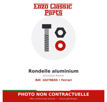 Ferrari - Rondelle aluminium - Réf. 10278650