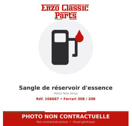 Ferrari 308 / 208 - Sangle de réservoir d'essence - Réf. 106667