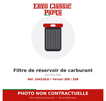 Ferrari 308 / 208 - Fuel Tank Filter - Ref. 104528/A