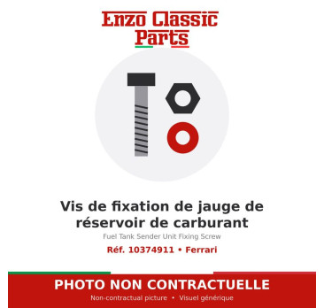 Ferrari - Vis de fixation de jauge de réservoir de carburant - Réf. 10374911