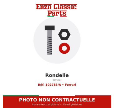Ferrari - Rondelle - Réf. 102783/A