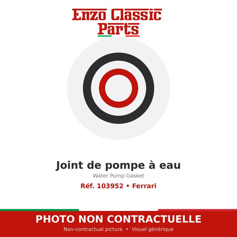 Ferrari - Joint de pompe à eau - Réf. 103952