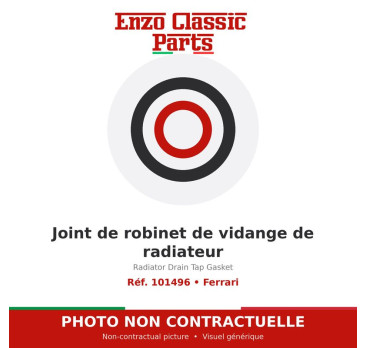 Ferrari - Joint de robinet de vidange de radiateur - Réf. 101496