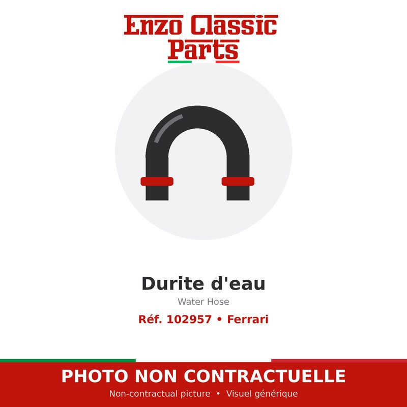 Ferrari - Durite d'eau - Réf. 102957