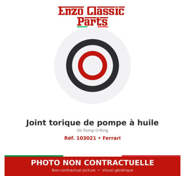 Ferrari - Joint torique de pompe à huile - Réf. 103021