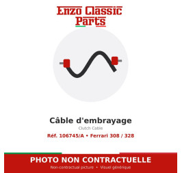 Ferrari 308 / 328 - Clutch Cable - Ref. 106745/A