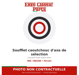 Ferrari - Gearshift Shaft Rubber Boot - Ref. 106168
