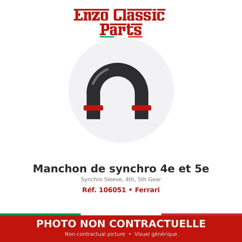 Ferrari - Manchon de synchro 4e et 5e - Réf. 106051