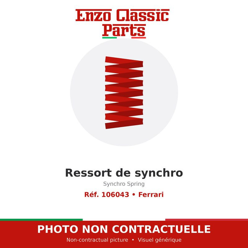 Ferrari - Ressort de synchro - Réf. 106043
