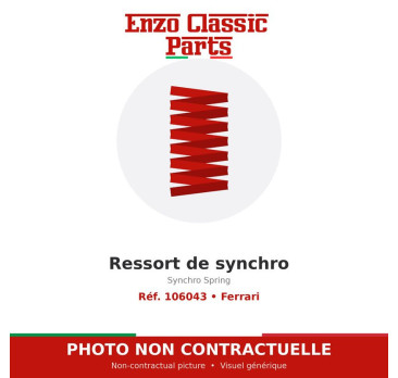 Ferrari - Ressort de synchro - Réf. 106043