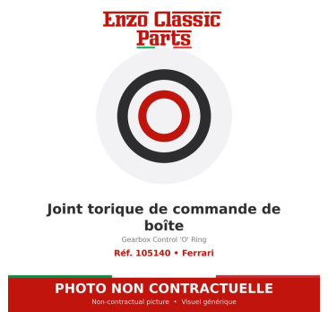 Ferrari - Joint torique de commande de boîte - Réf. 105140