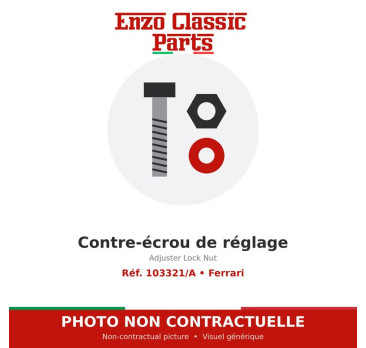 Ferrari - Adjuster Lock Nut - Ref. 103321/A