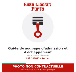 Ferrari - Guide de soupape d'admission et d'échappement - Réf. 102857