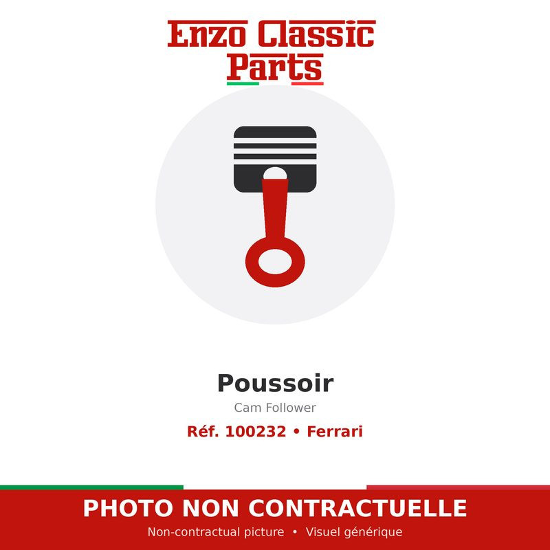 Ferrari - Poussoir - Réf. 100232