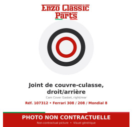 Ferrari 308 / 208 / Mondial 8 - Cam Cover Gasket, right/rear - Ref. 107312