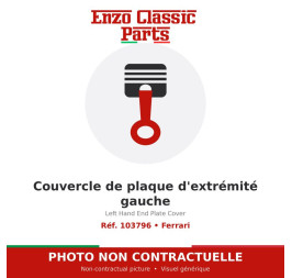 Ferrari - Couvercle de plaque d'extrémité gauche - Réf. 103796