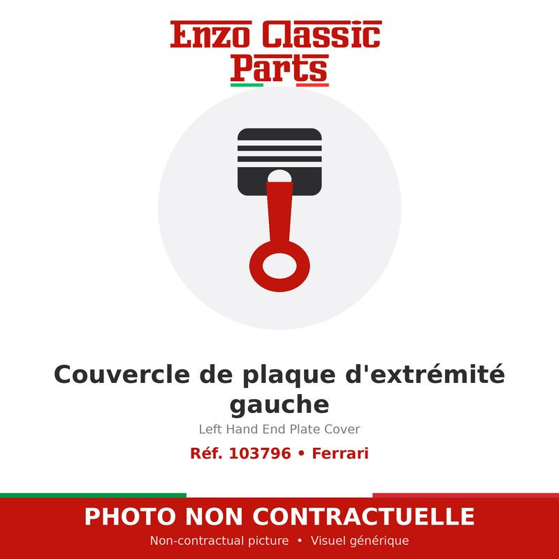 Ferrari - Left Hand End Plate Cover - Ref. 103796
