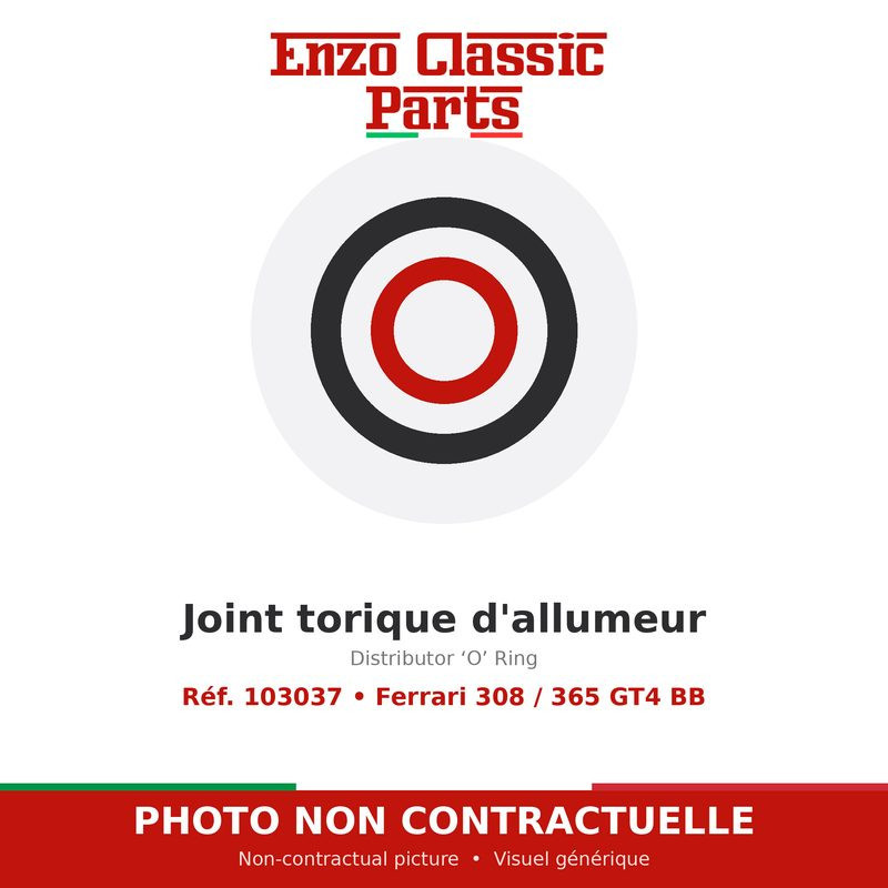 Ferrari 308 / 365 GT4 BB - Joint torique d'allumeur - Réf. 103037