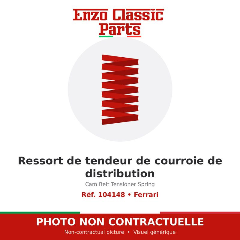 Ferrari - Cam Belt Tensioner Spring - Ref. 104148