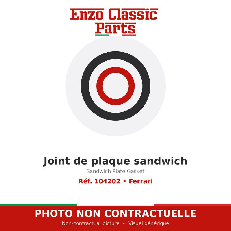 Ferrari - Joint de plaque sandwich - Réf. 104202