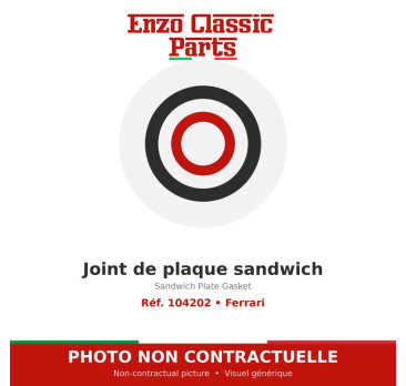 Ferrari - Joint de plaque sandwich - Réf. 104202