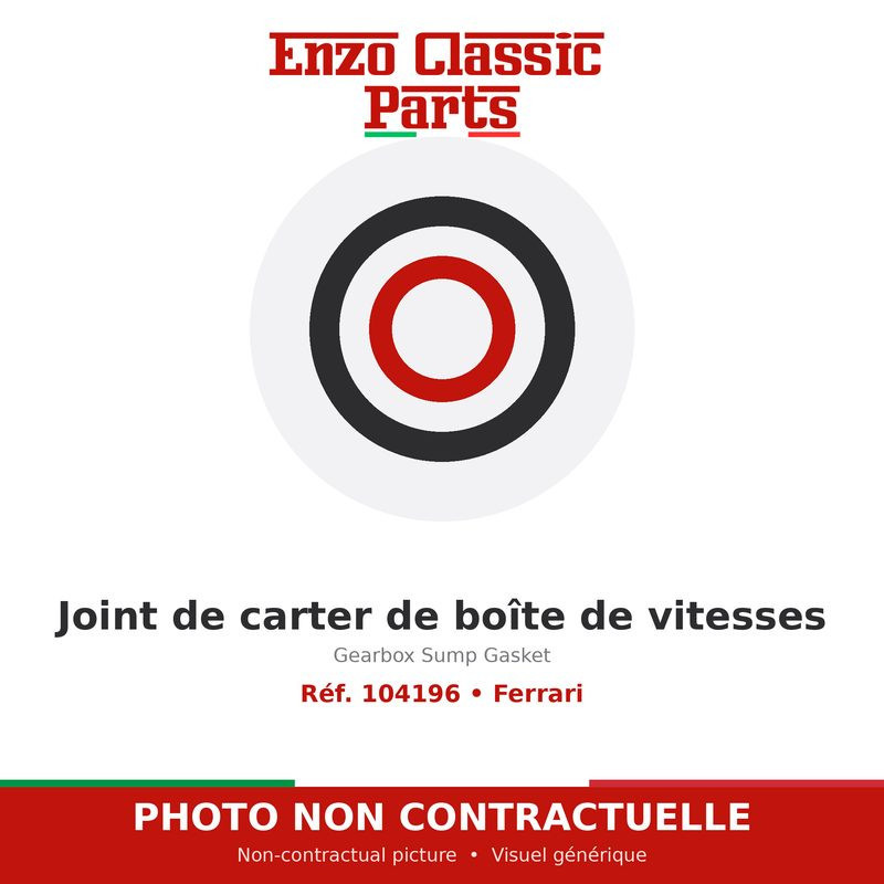 Ferrari - Joint de carter de boîte de vitesses - Réf. 104196