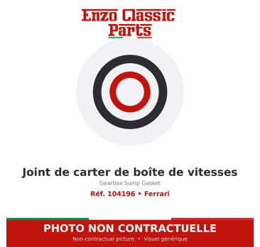 Ferrari - Gearbox Sump Gasket - Ref. 104196