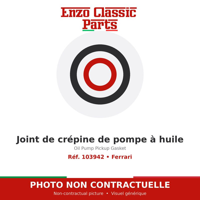Ferrari - Oil Pump Pickup Gasket - Ref. 103942