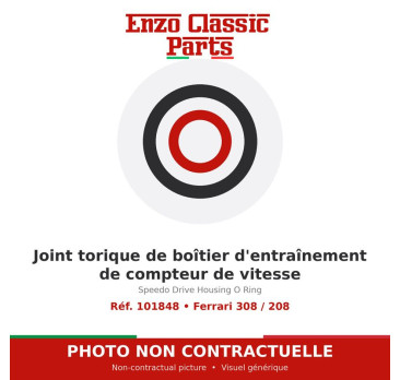 Ferrari 308 / 208 - Joint torique de boîtier d'entraînement de compteur de vitesse - Réf. 101848