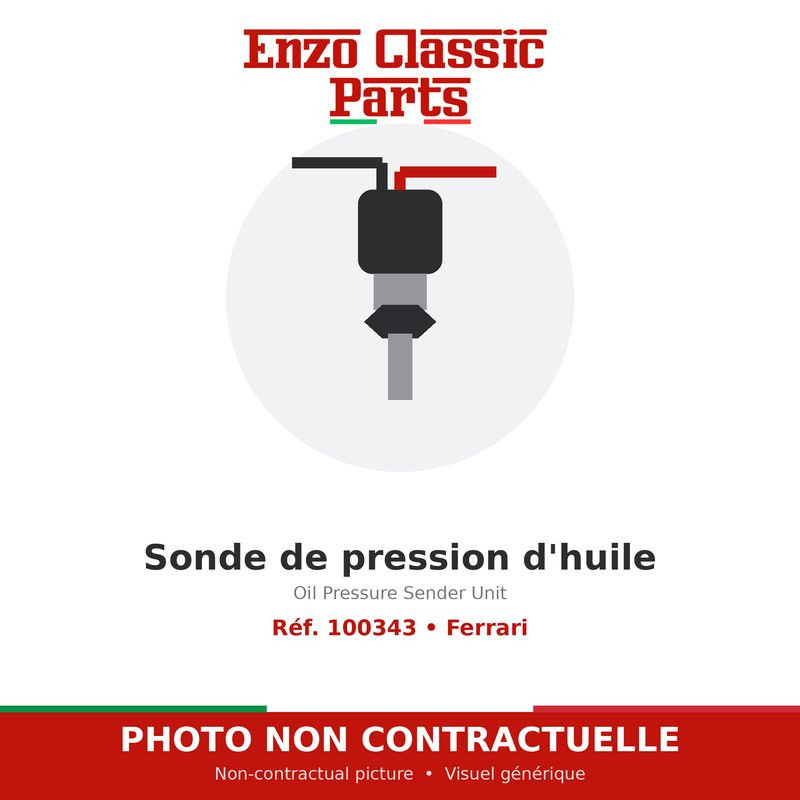 Ferrari - Sonde de pression d'huile - Réf. 100343