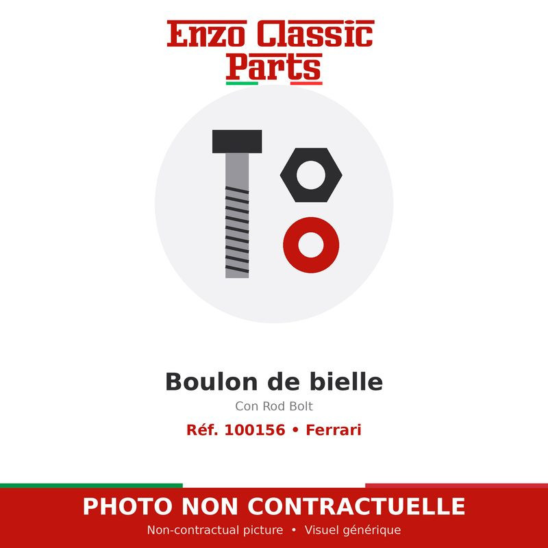 Ferrari - Boulon de bielle - Réf. 100156