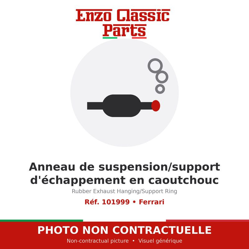 Ferrari - Rubber Exhaust Hanging/Support Ring - Ref. 101999