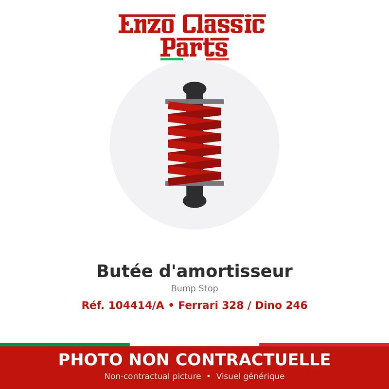Ferrari 328 / Dino 246 - Butée d'amortisseur - Réf. 104414/A