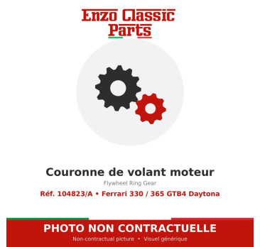 Ferrari 330 / 365 GTB4 Daytona - Flywheel Ring Gear - Ref. 104823/A